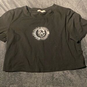 Blacked cropped t